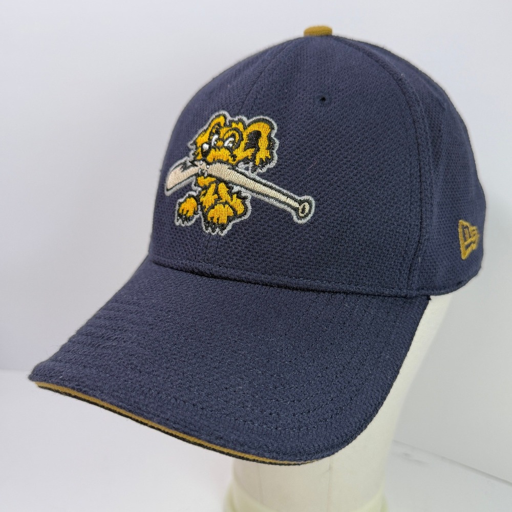 New Era 39THIRTY Charleston River Dogs MiLB Navy Blue Stretch Fit Hat L/XL